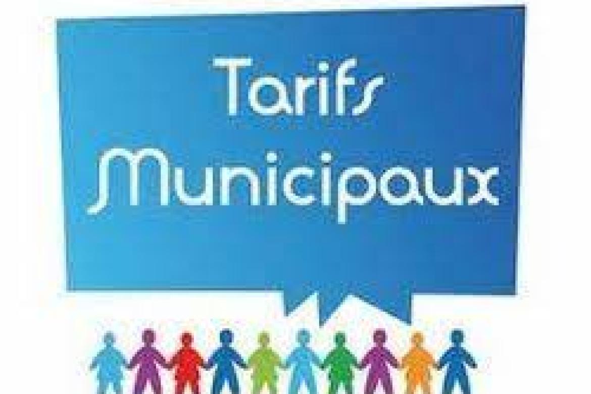 Tarifs municipaux 2025