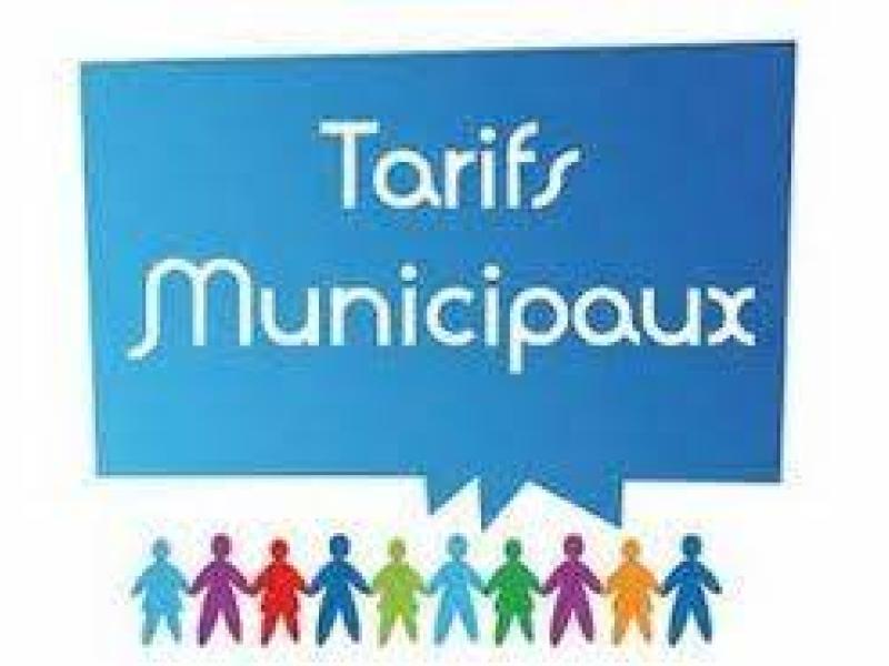 Tarifs municipaux 2026