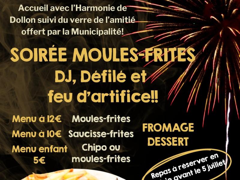 13 Juillet - Soirée moules / frites