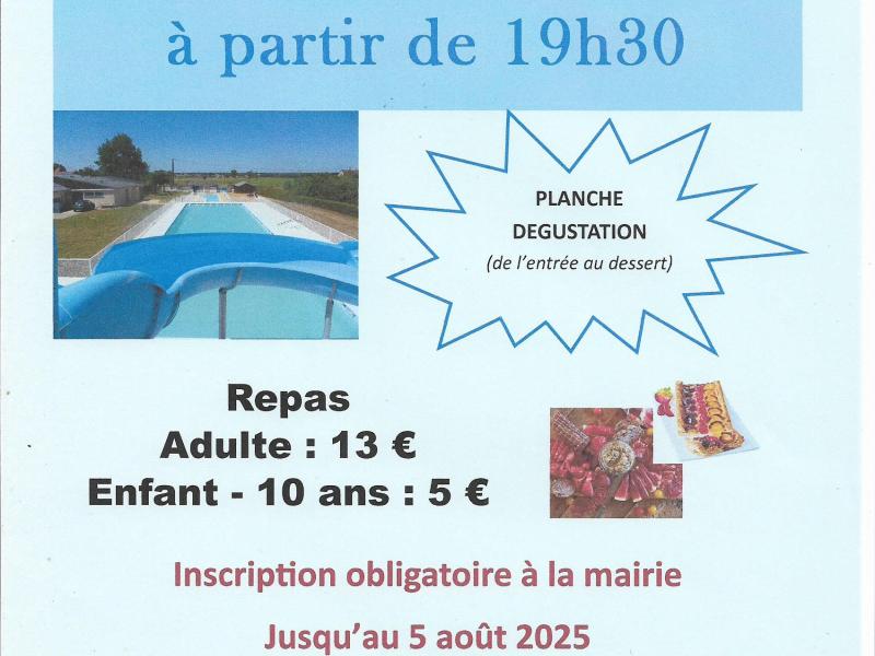 Soirée piscine de la Municipalité