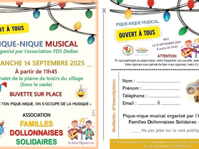 Pique Nique Musical Familles Dollonnaises Solidaires