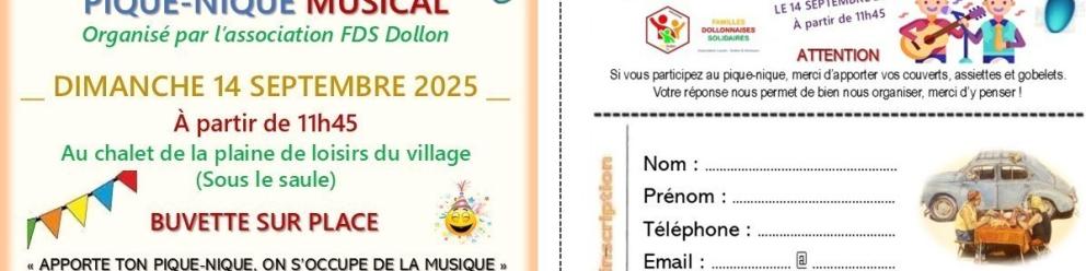 Pique Nique Musical Familles Dollonnaises Solidaires